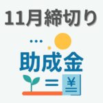 11月助成金